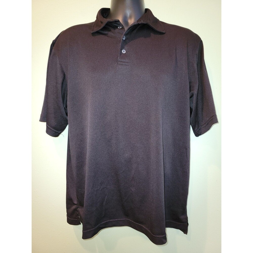Imperial Men's | Size Large | Moisture Wicking Golf Polo - Black